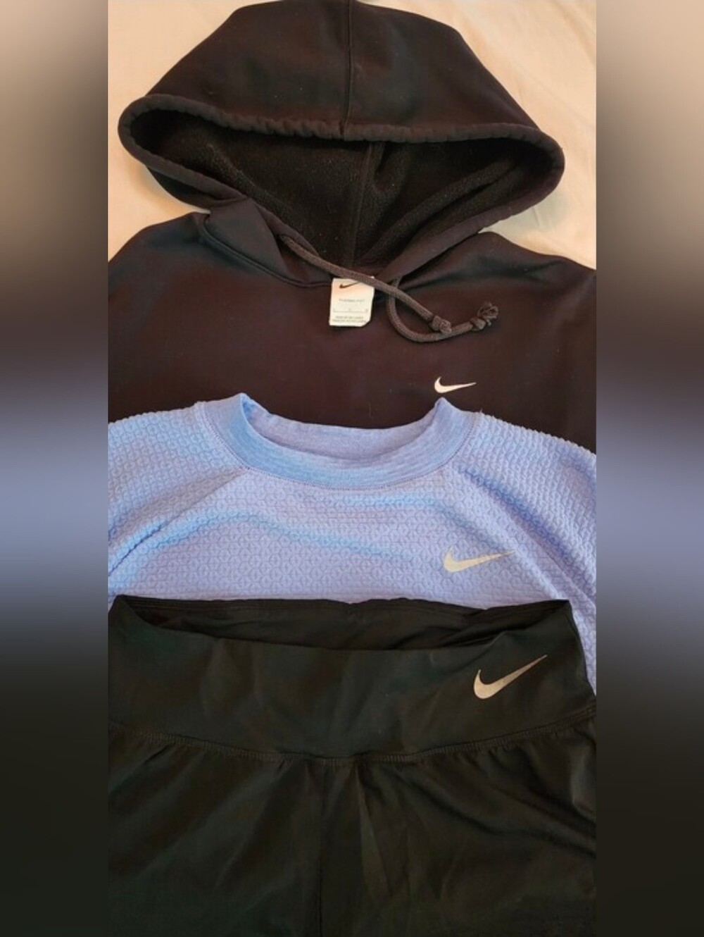Nike Shirt, Shorts And Sweatshirt Bundle.